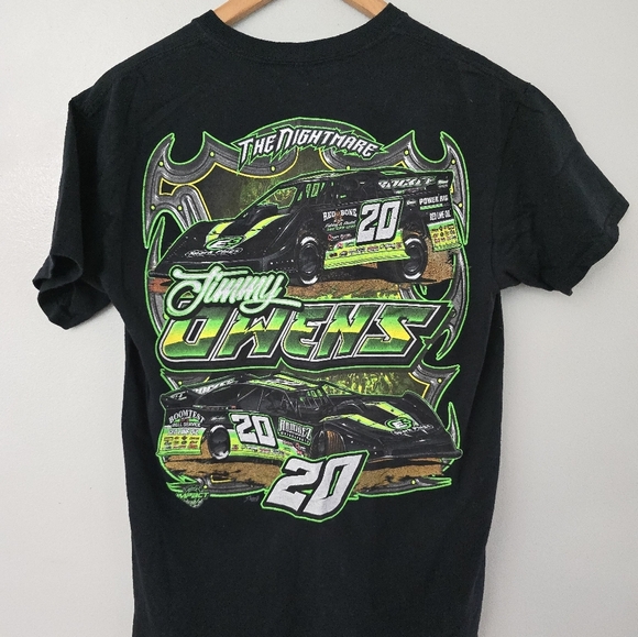 Jimmy Owens The Nightmare Racing Medium Shirt Dirt Racing Y2k - Picture 1 of 9